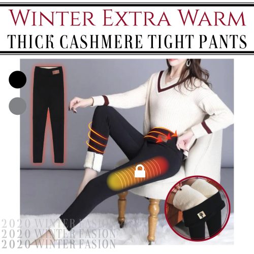 winter extra warm thick cashmere tight pants 1688 302893